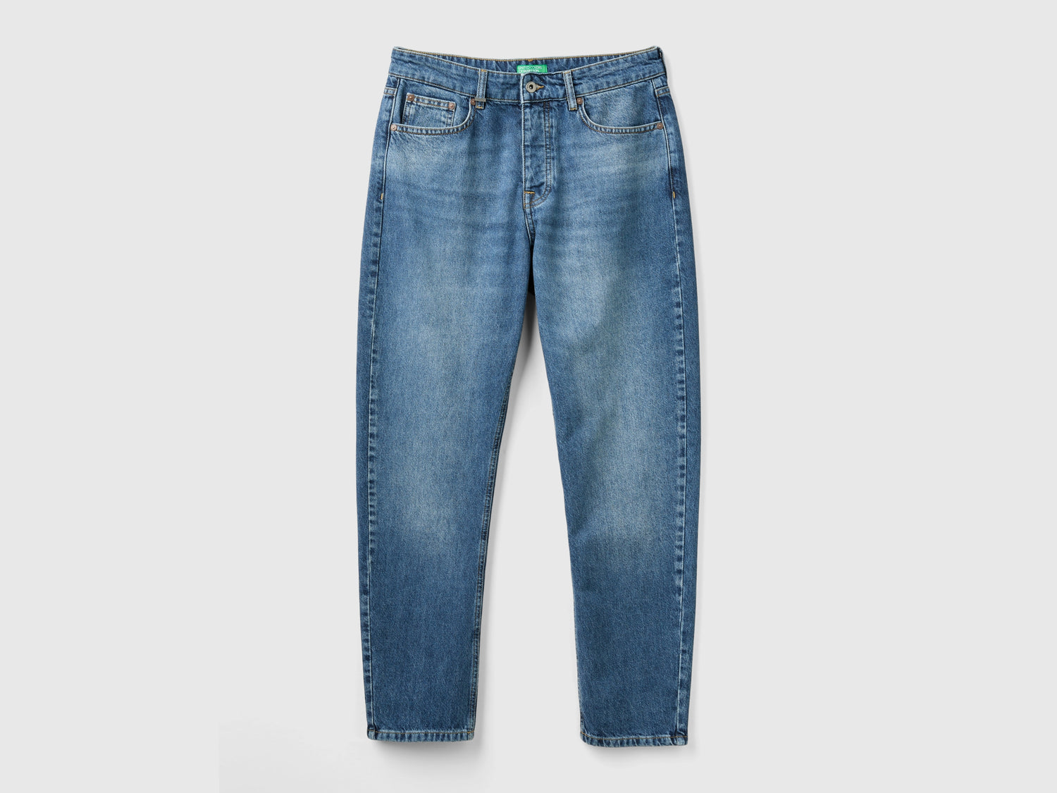 Jeans carrot fit da uomo blu | Benetton Outlet