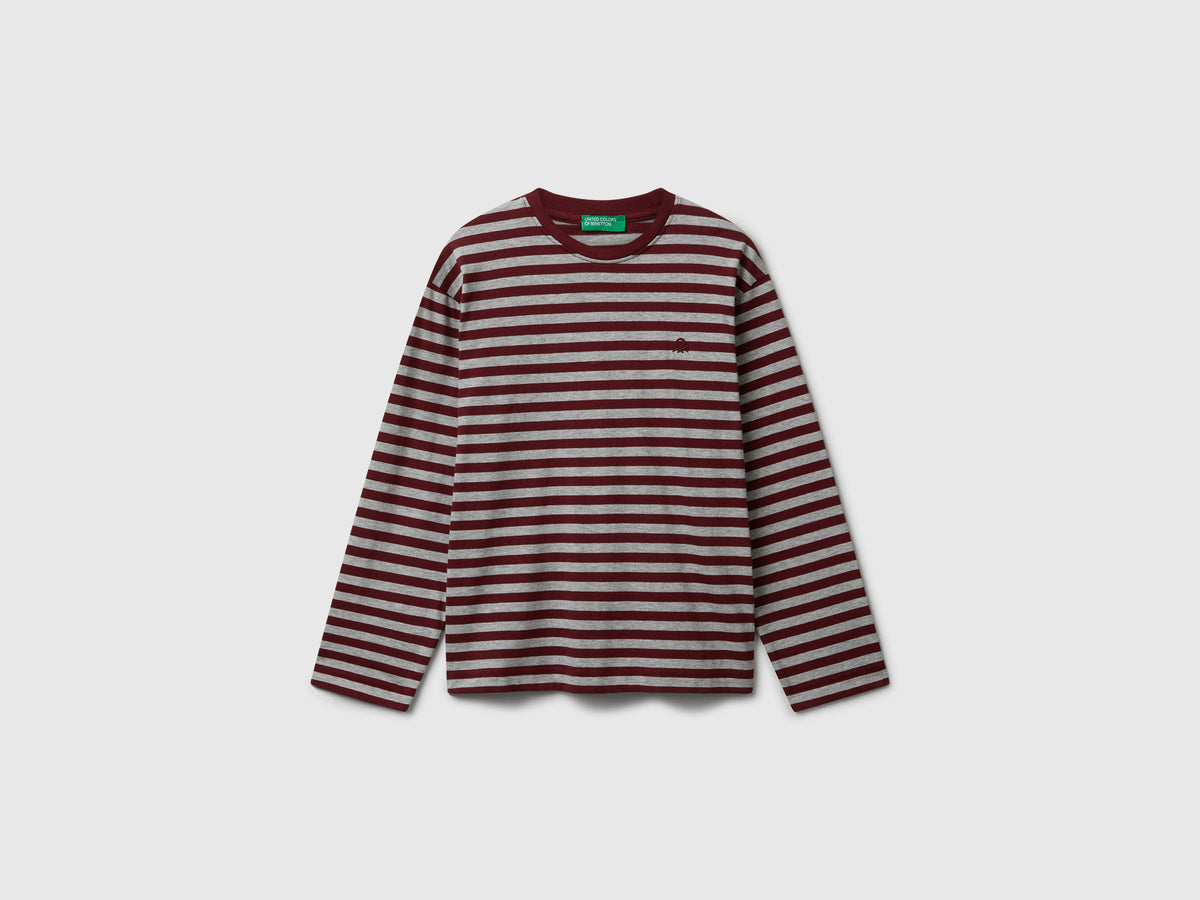 T-shirt manica lunga a righe