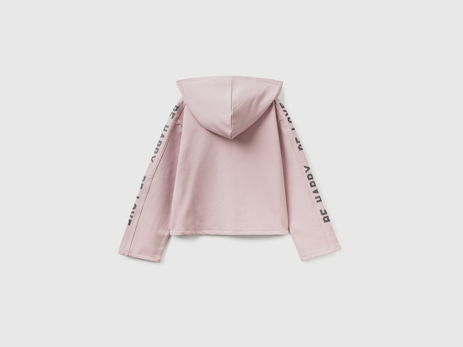 Calda felpa boxy fit con stampa da bambina rosa 2 | Benetton Outlet
