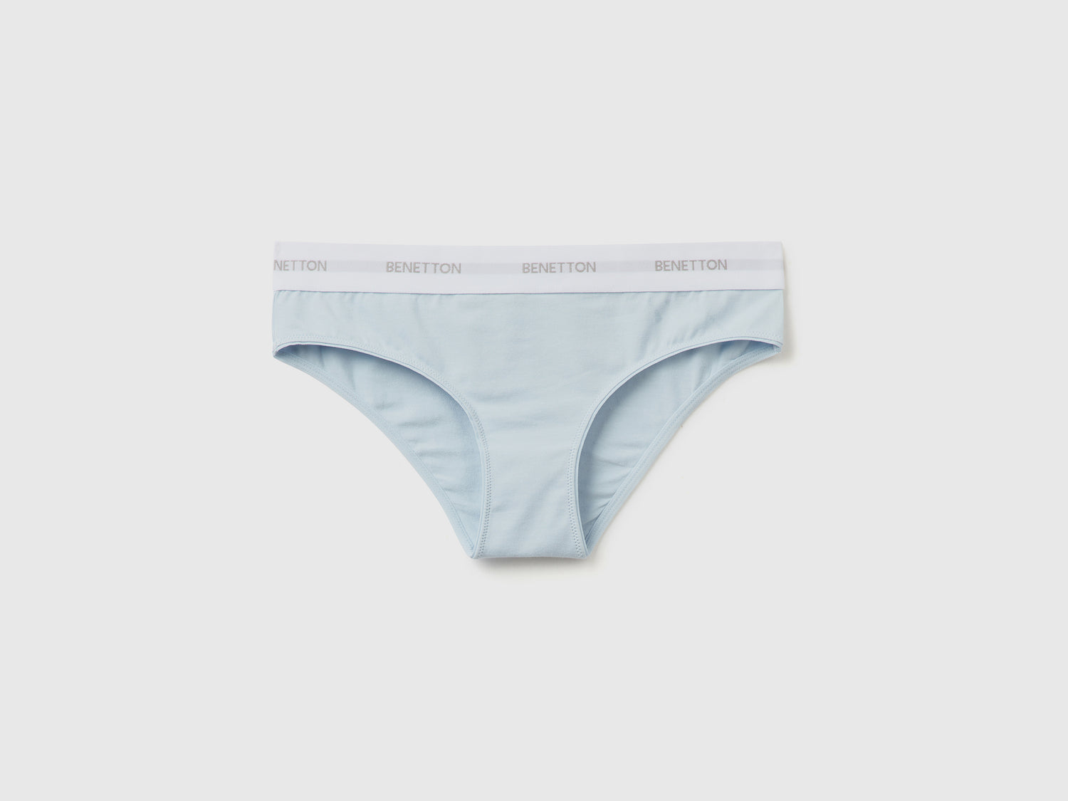 Slip in cotone  stretch da donna celeste | Benetton Outlet