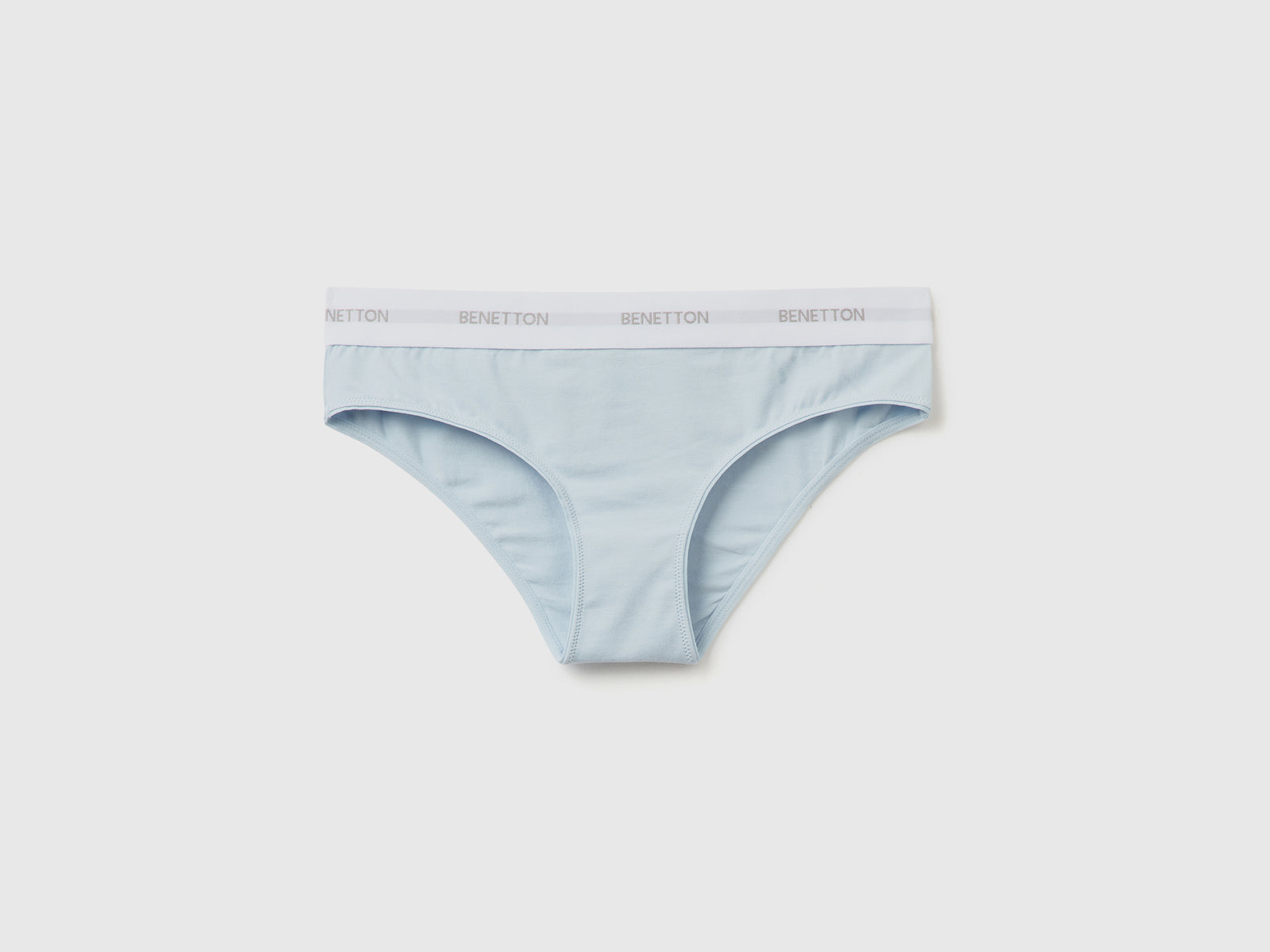 Slip in cotone  stretch da donna celeste | Benetton Outlet