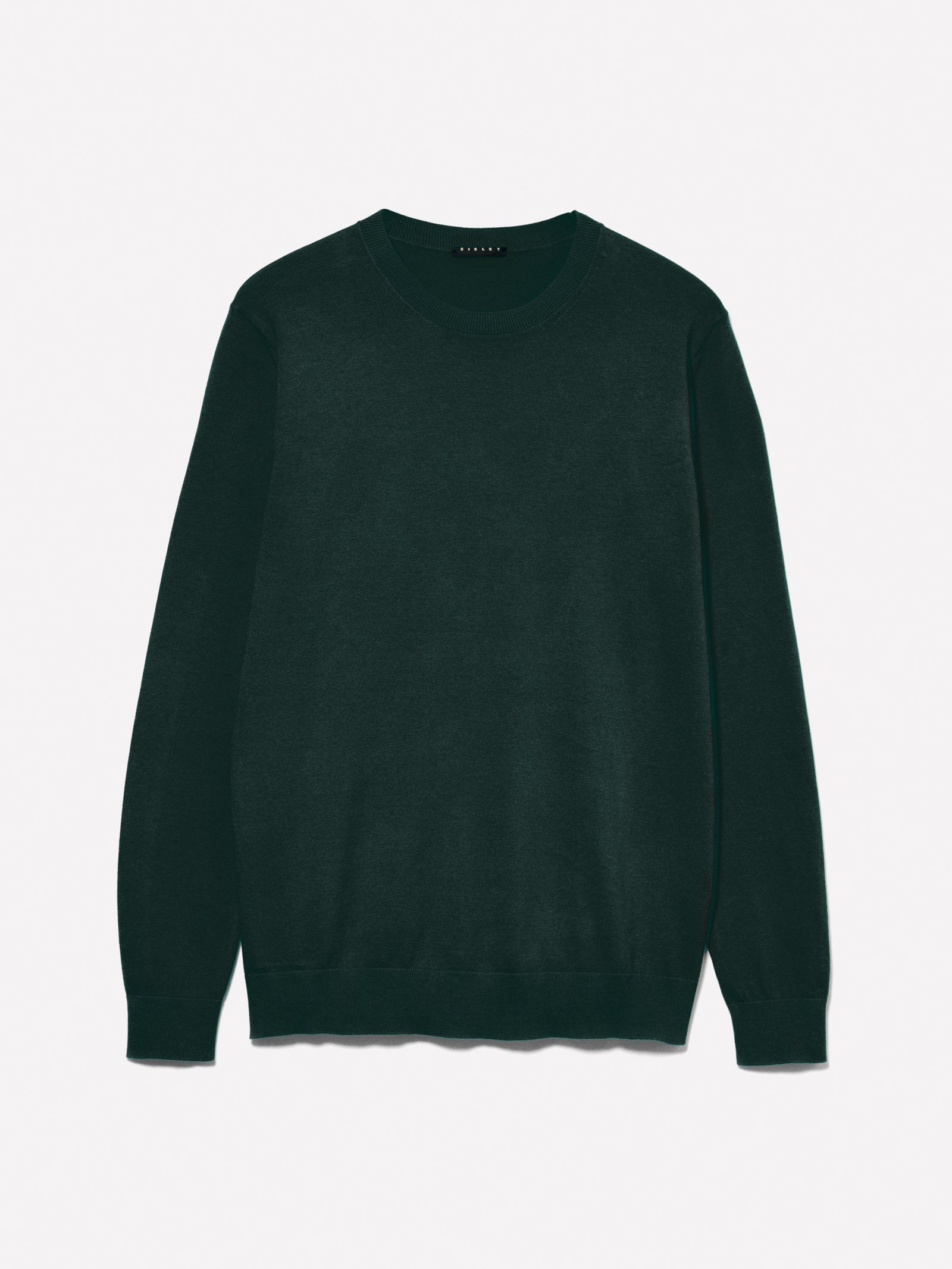 Maglia regular fit da uomo verde scuro | Sisley Outlet