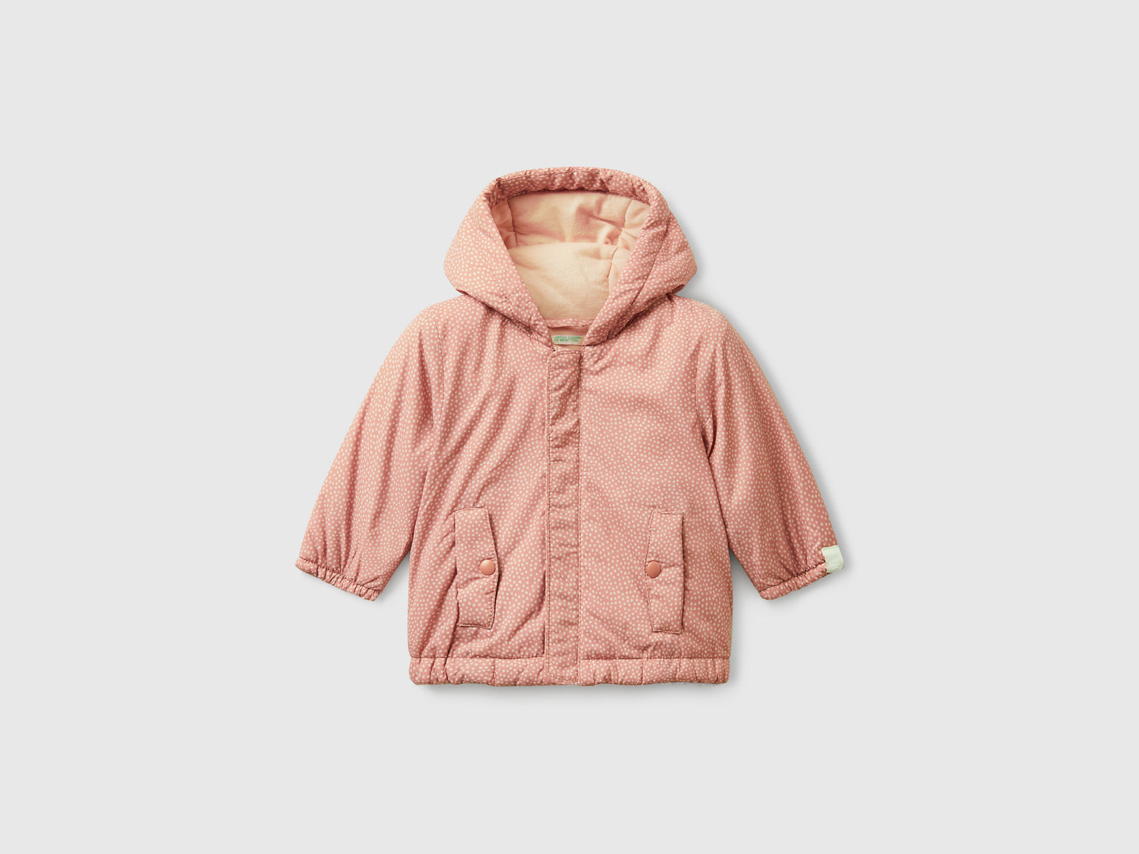 Giacca fantasia "Rain Defender" da neonato salmone | Benetton Outlet