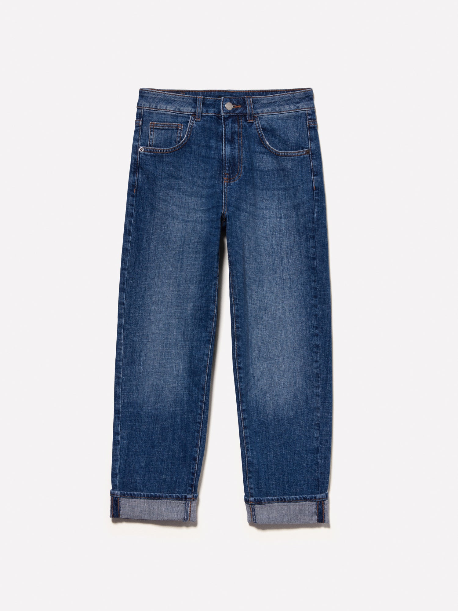 Jeans Manhattan regular fit da donna blu | Sisley Outlet