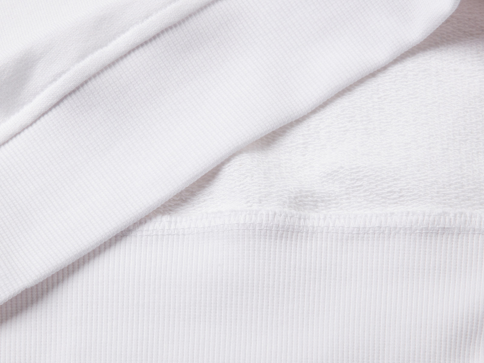 Felpa con stampa logo da bambino bianco 2 | Benetton Outlet