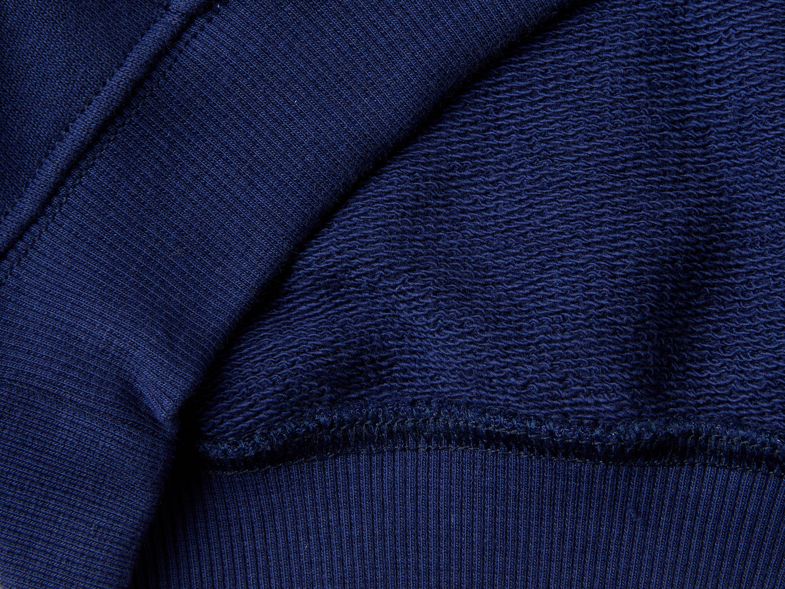 Felpa con cappuccio 100% cotone da bimbo blu scuro 3 | Benetton Outlet