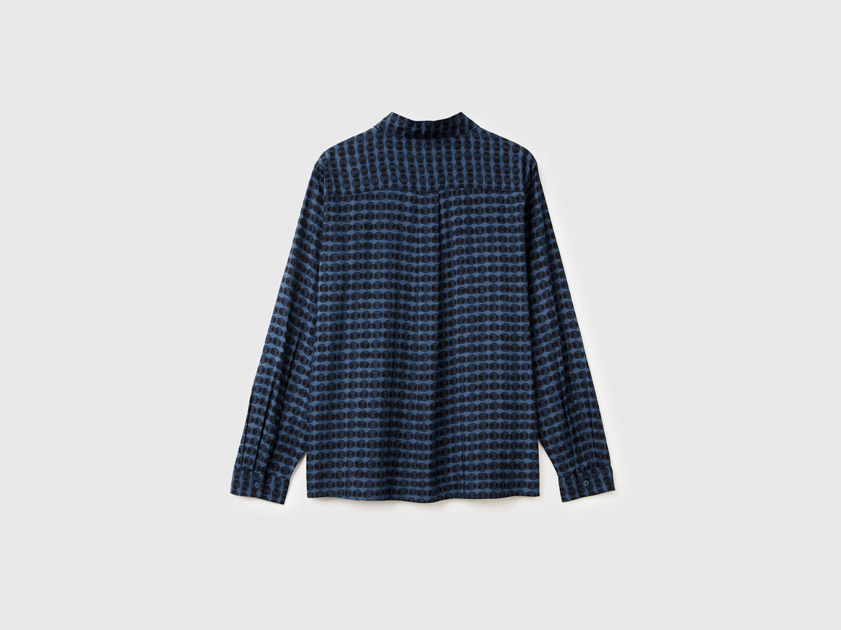 Camicia fantasia in viscosa