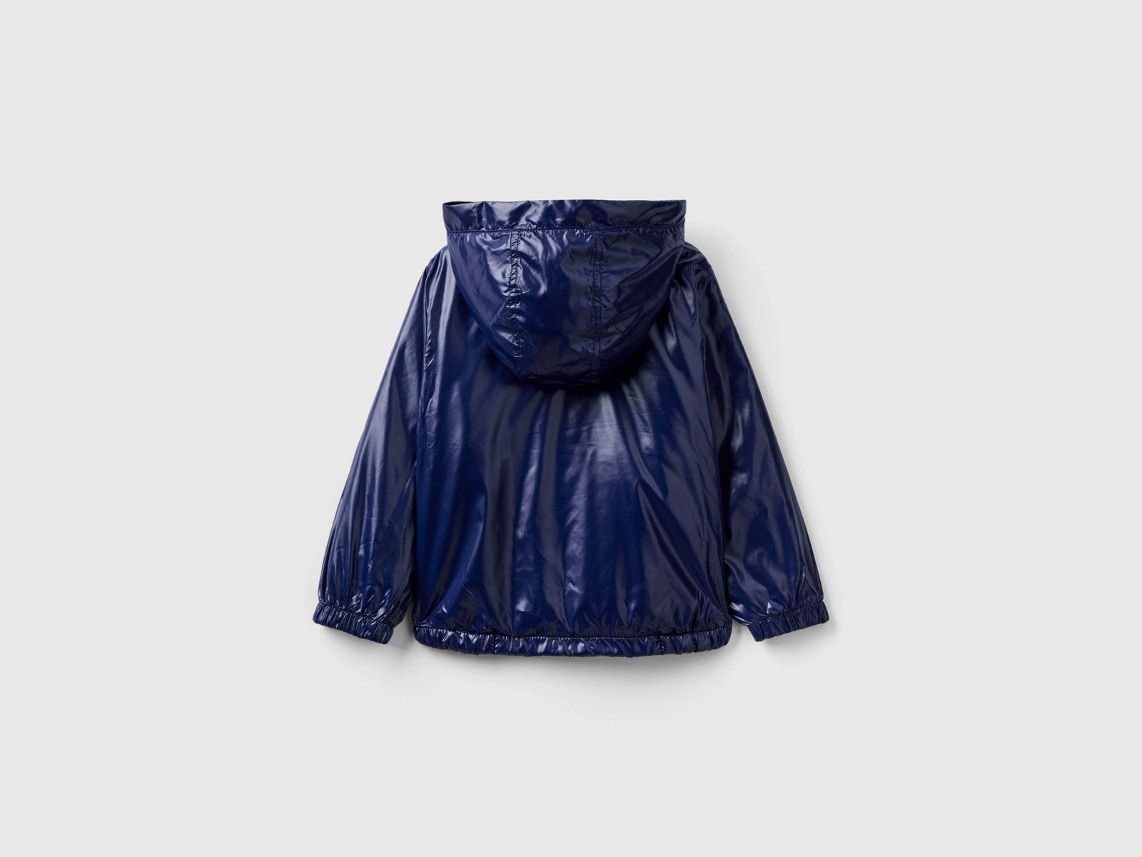 Giubbino lucido imbottito da bimba blu scuro 2 | Benetton Outlet