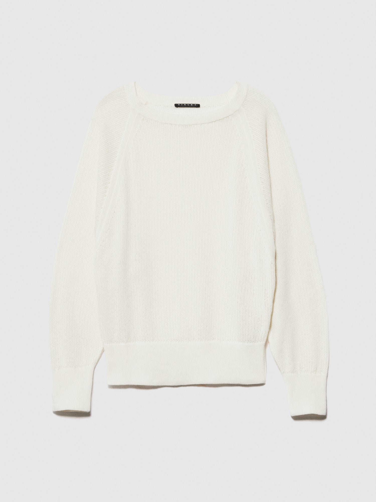 Maglia con maniche a pipistrello da donna bianco panna | Sisley Outlet