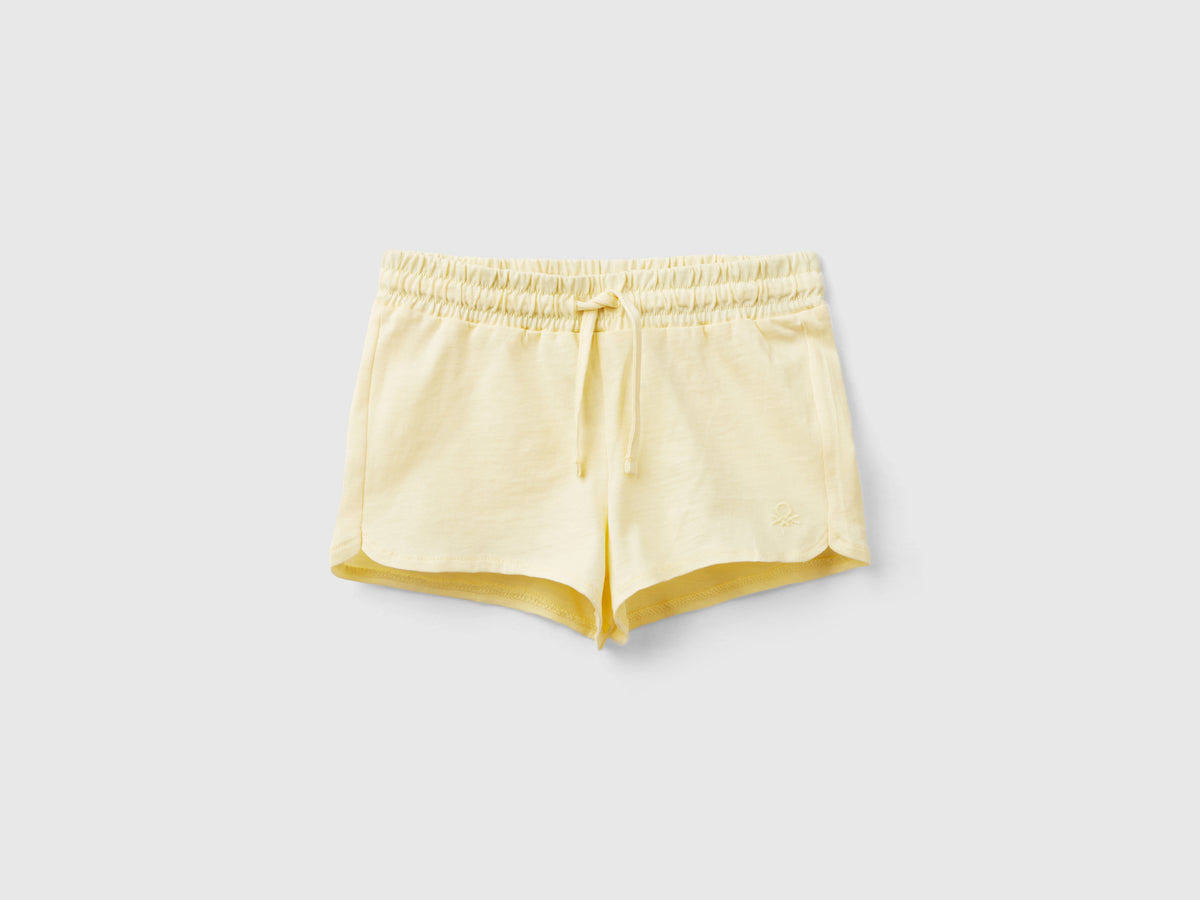 Shorts con coulisse in cotone bio
