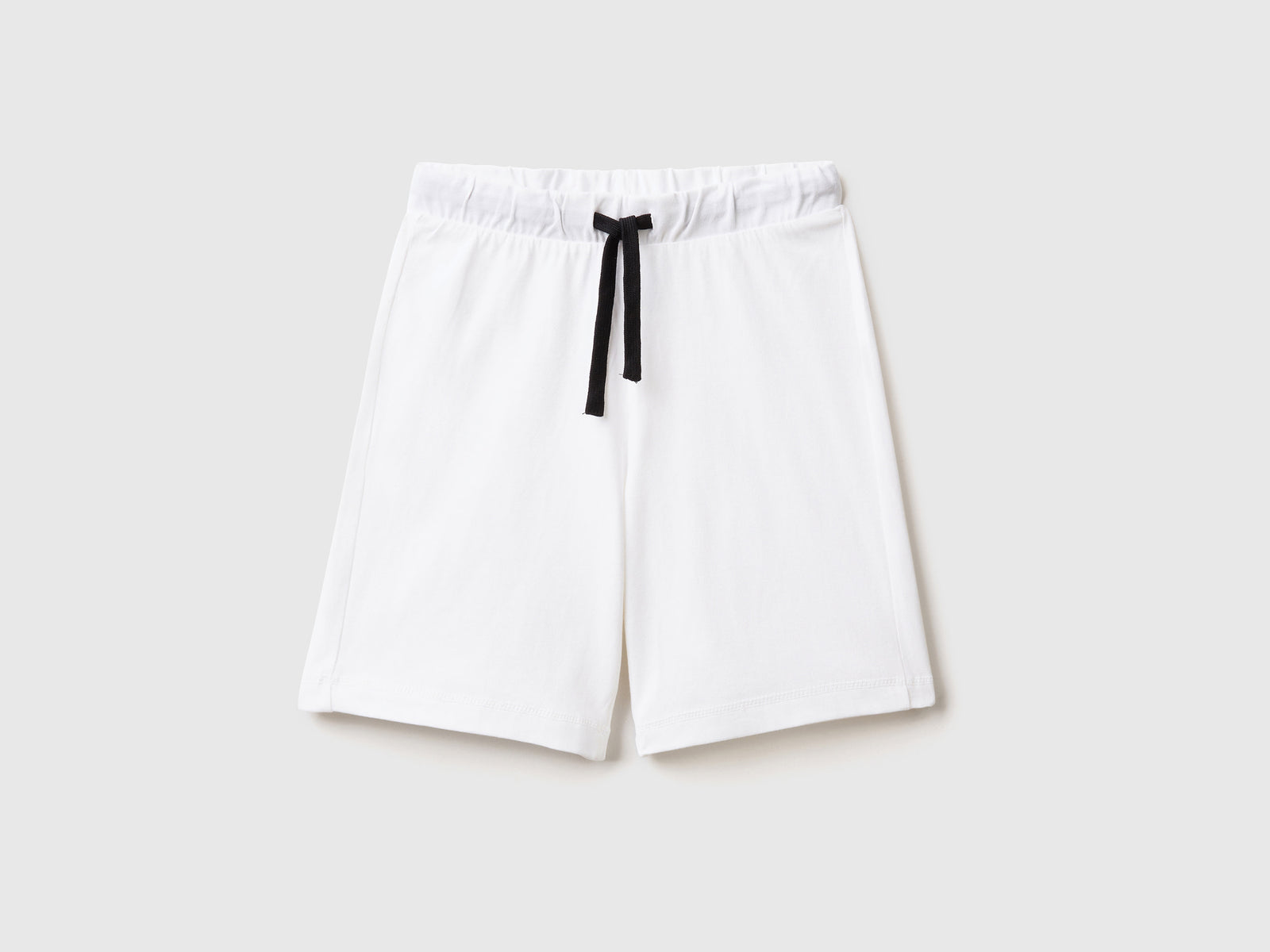 Bermuda in 100% cotone da bambino bianco | Benetton Outlet