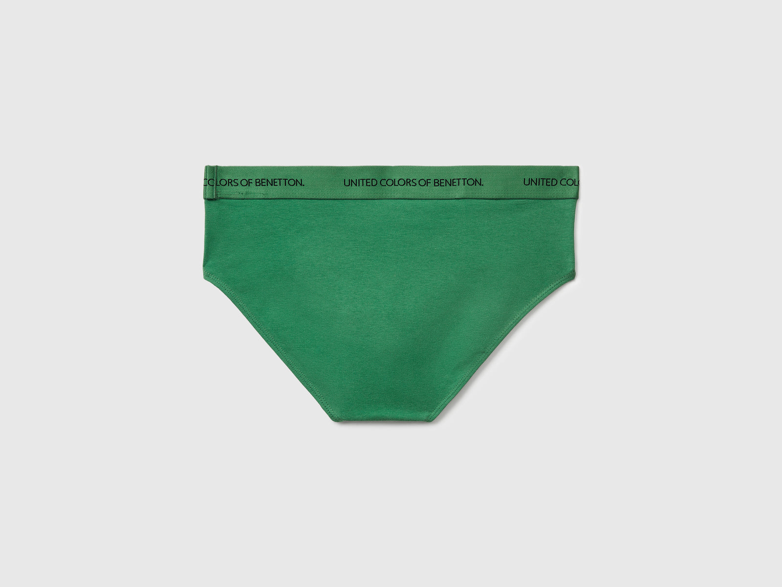Slip in cotone elasticizzato da uomo verde 2 | Benetton Outlet