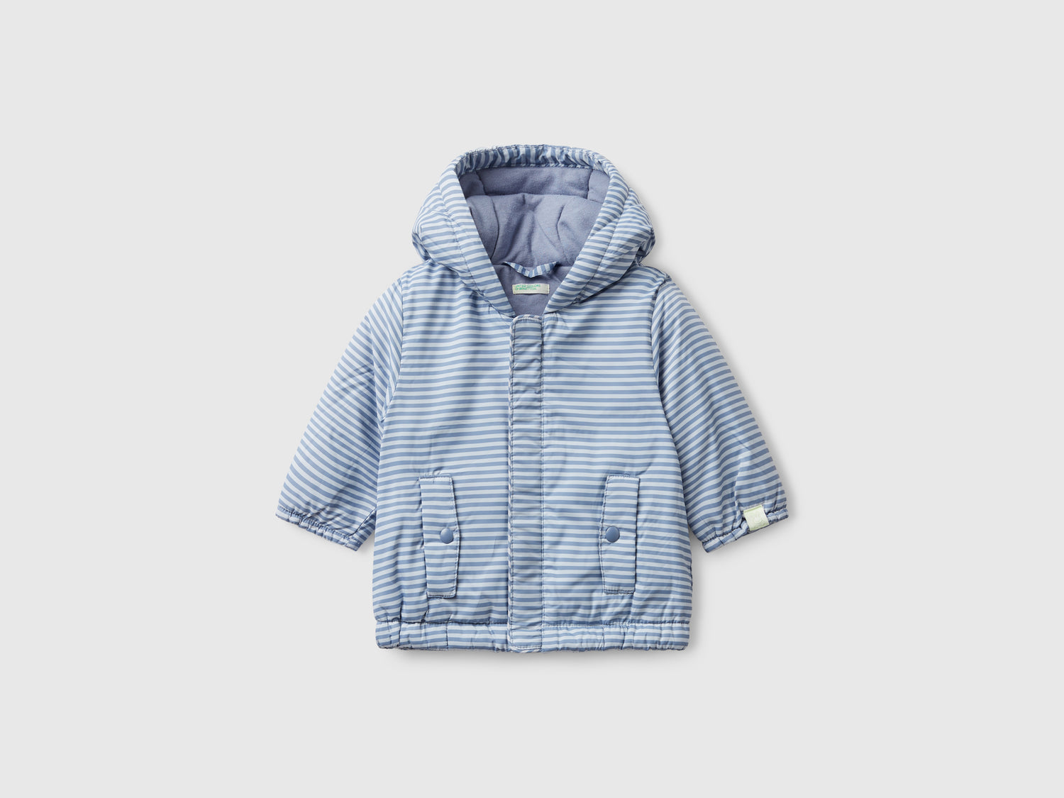 Giacca fantasia "Rain Defender" da neonato bluette | Benetton Outlet