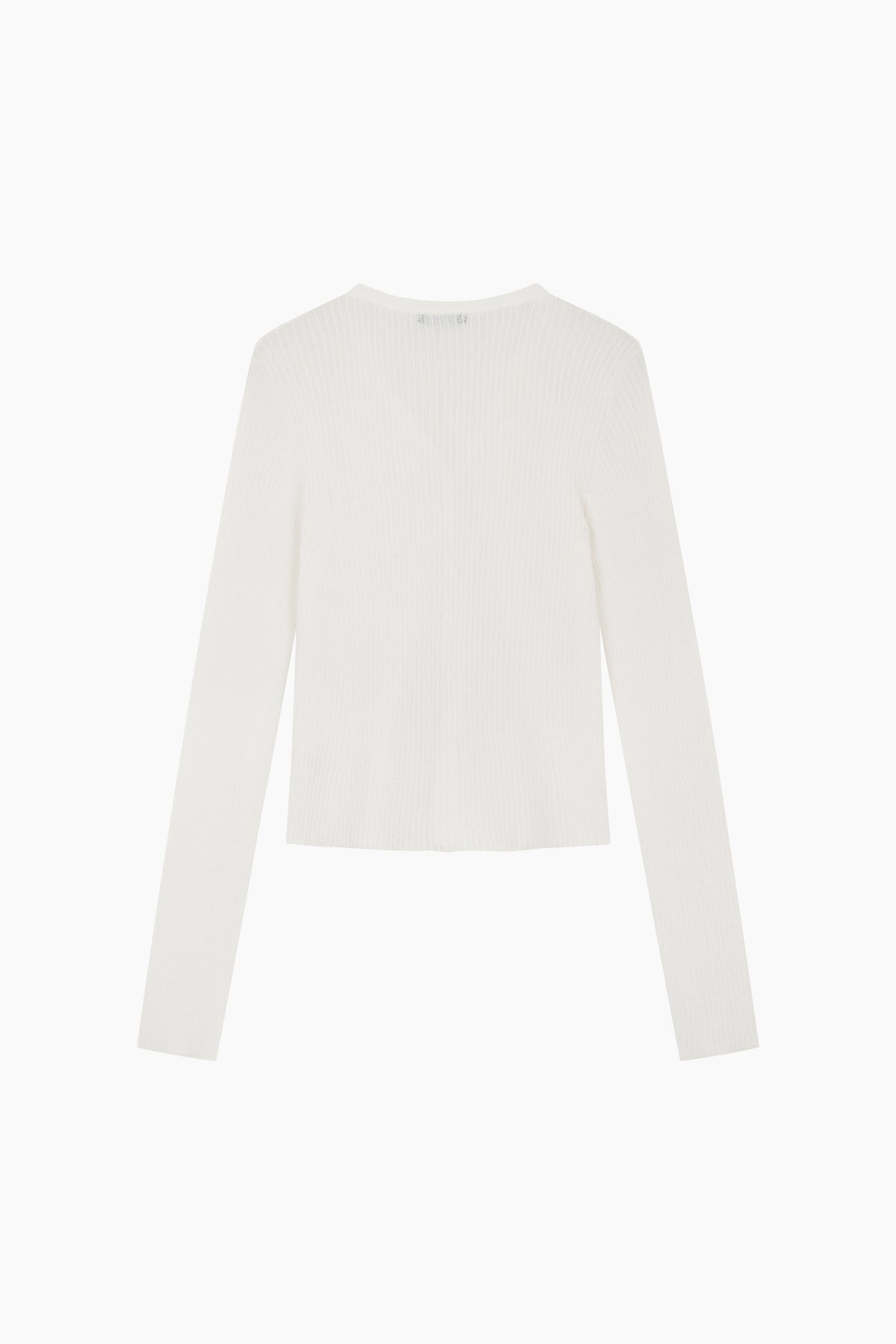 Cardigan con bottoni a perla