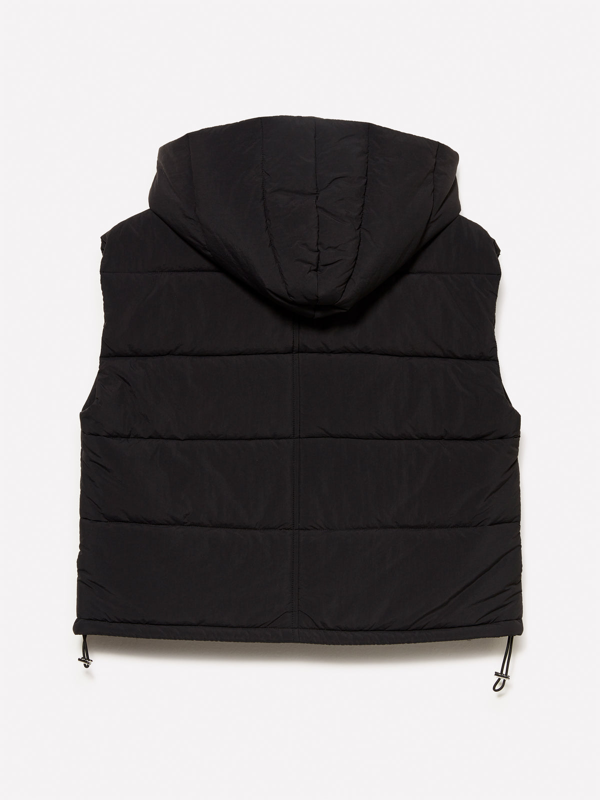 Gilet imbottito con cappuccio