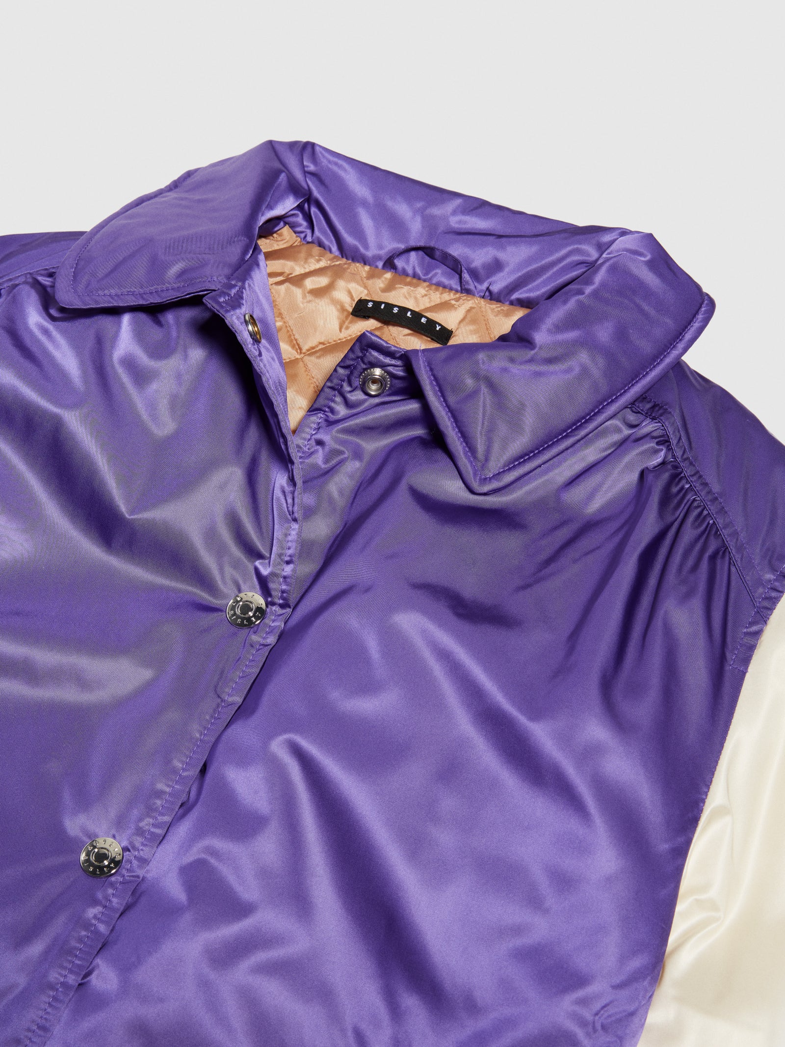 Bomber over in raso da bambina viola 3 | Sisley young Outlet