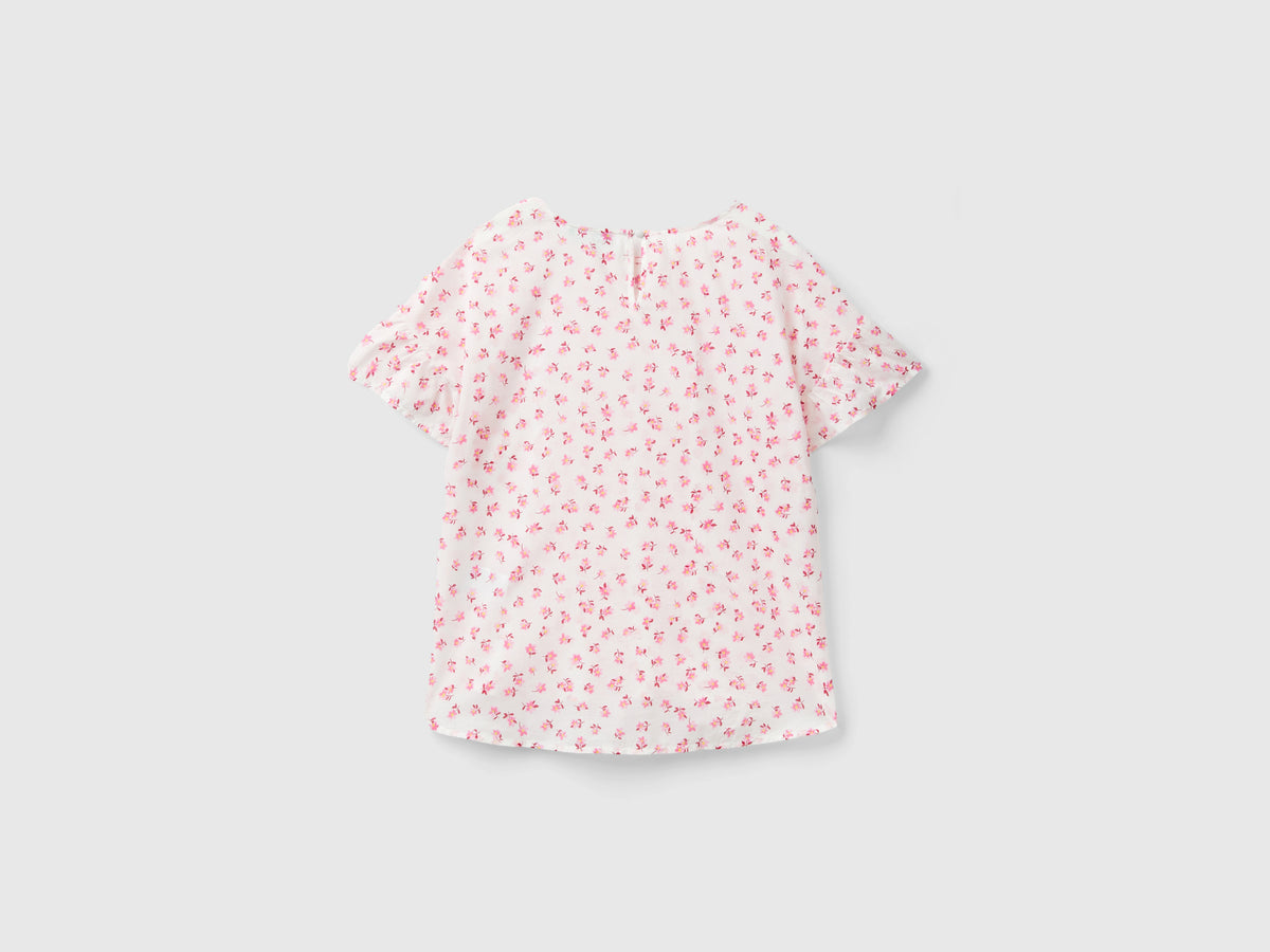 Blusa fantasia in cotone leggero