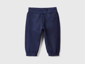 Pantaloni lunghi in felpa di puro cotone