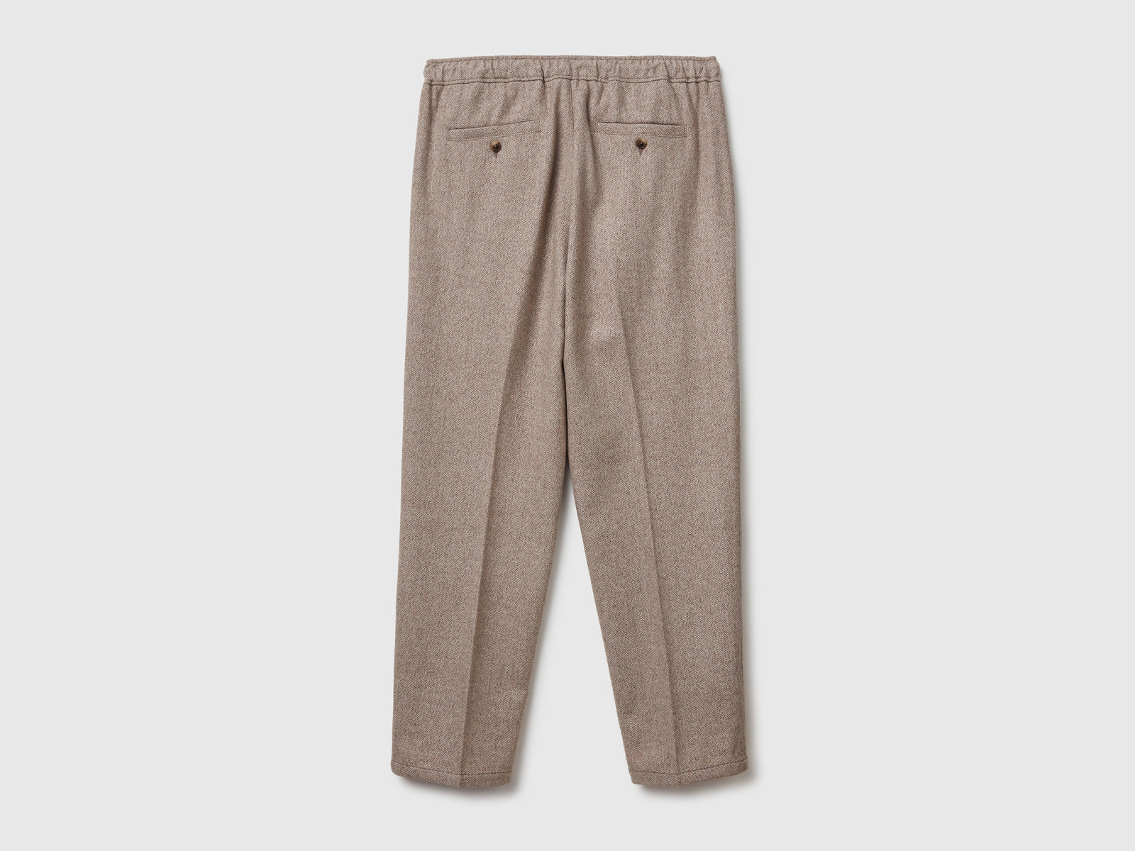 Joggers in flanella da uomo marrone 2 | Benetton Outlet