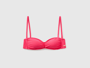 Costume a fascia in tessuto elasticizzato effetto spugna