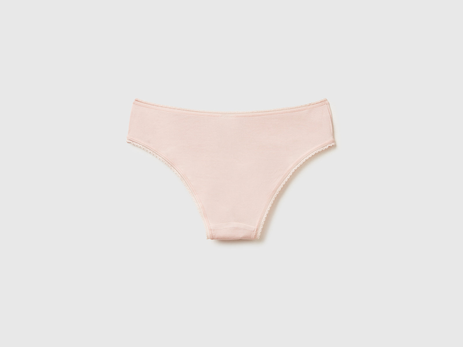 Slip in Modal Tencel™ stretch da donna rosa tenue 2 | Benetton Outlet