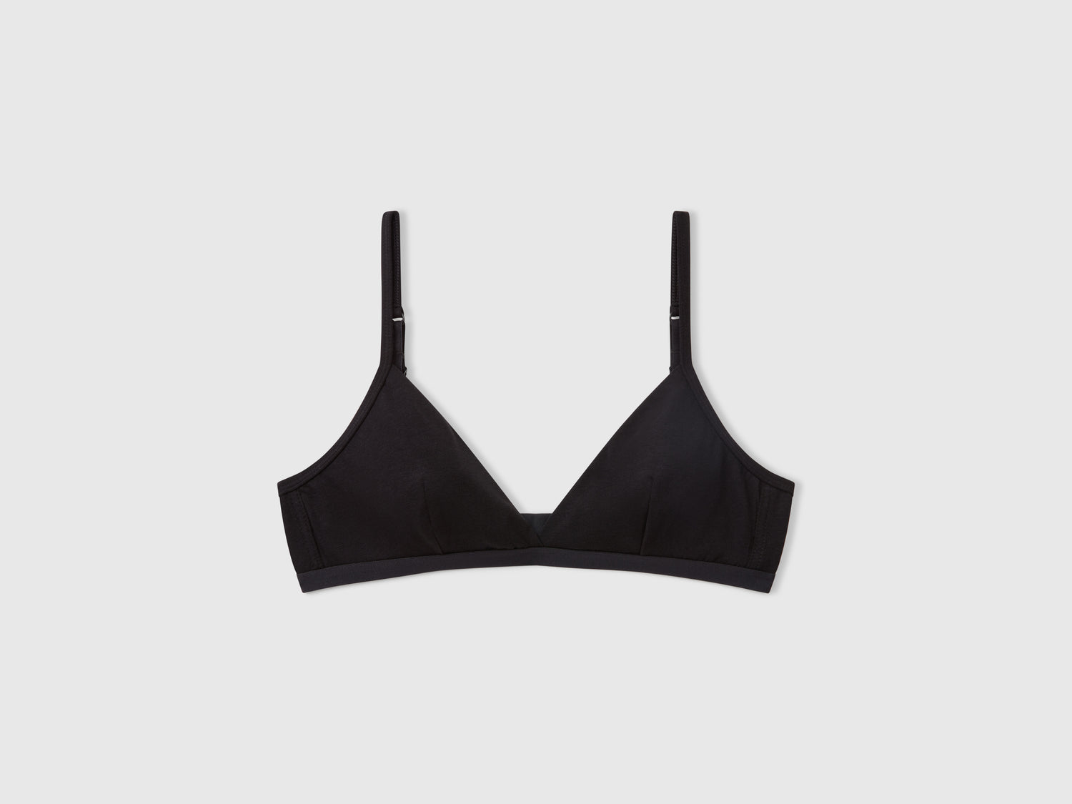 Reggiseno a triangolo super stretch da donna nero | Benetton Outlet