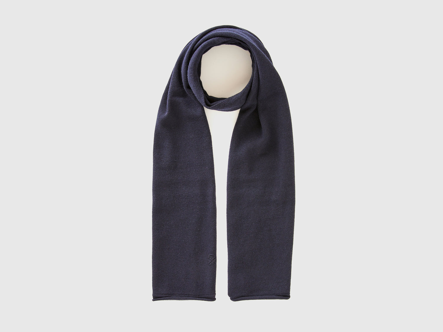 Sciarpa in misto cashmere da donna blu scuro | Benetton Outlet