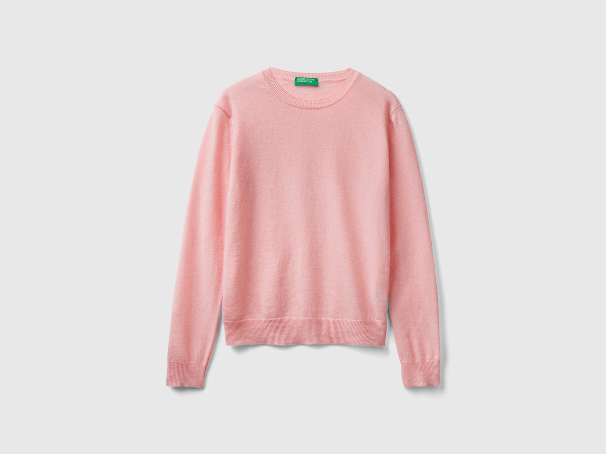 Maglia girocollo in lana Merino