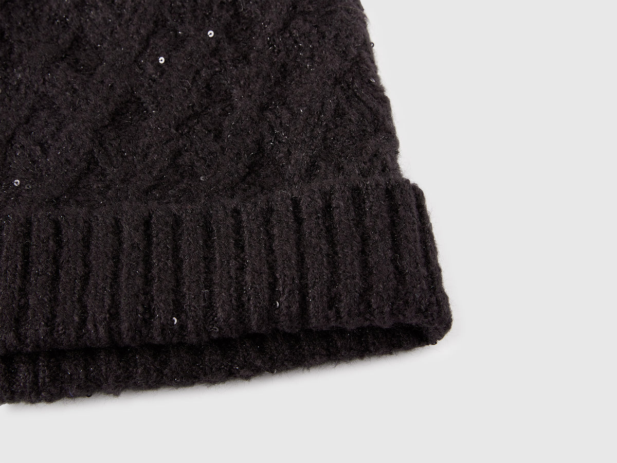 Cappello con lurex
