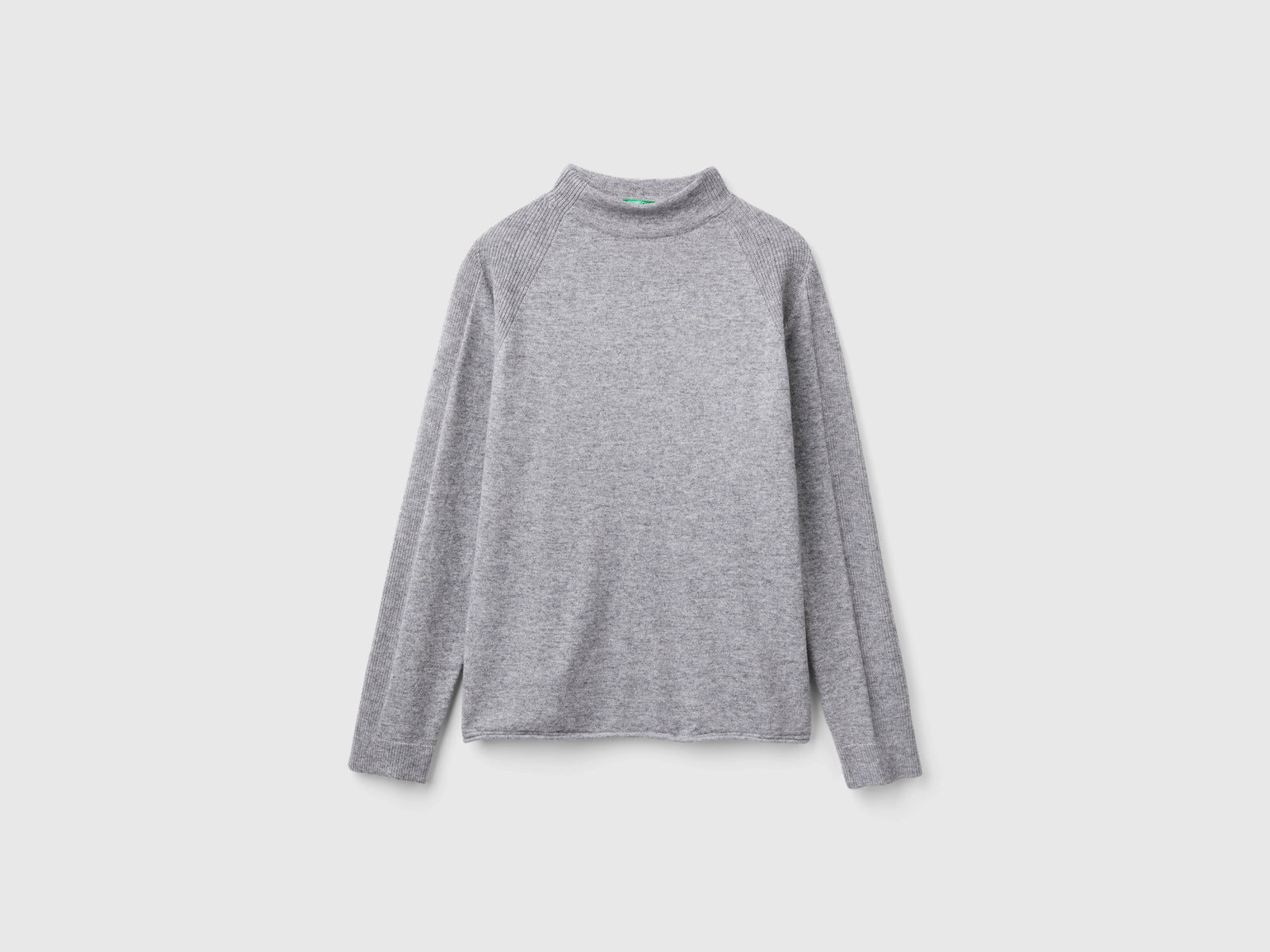 Maglione in misto cashmere da donna grigio | Benetton Outlet