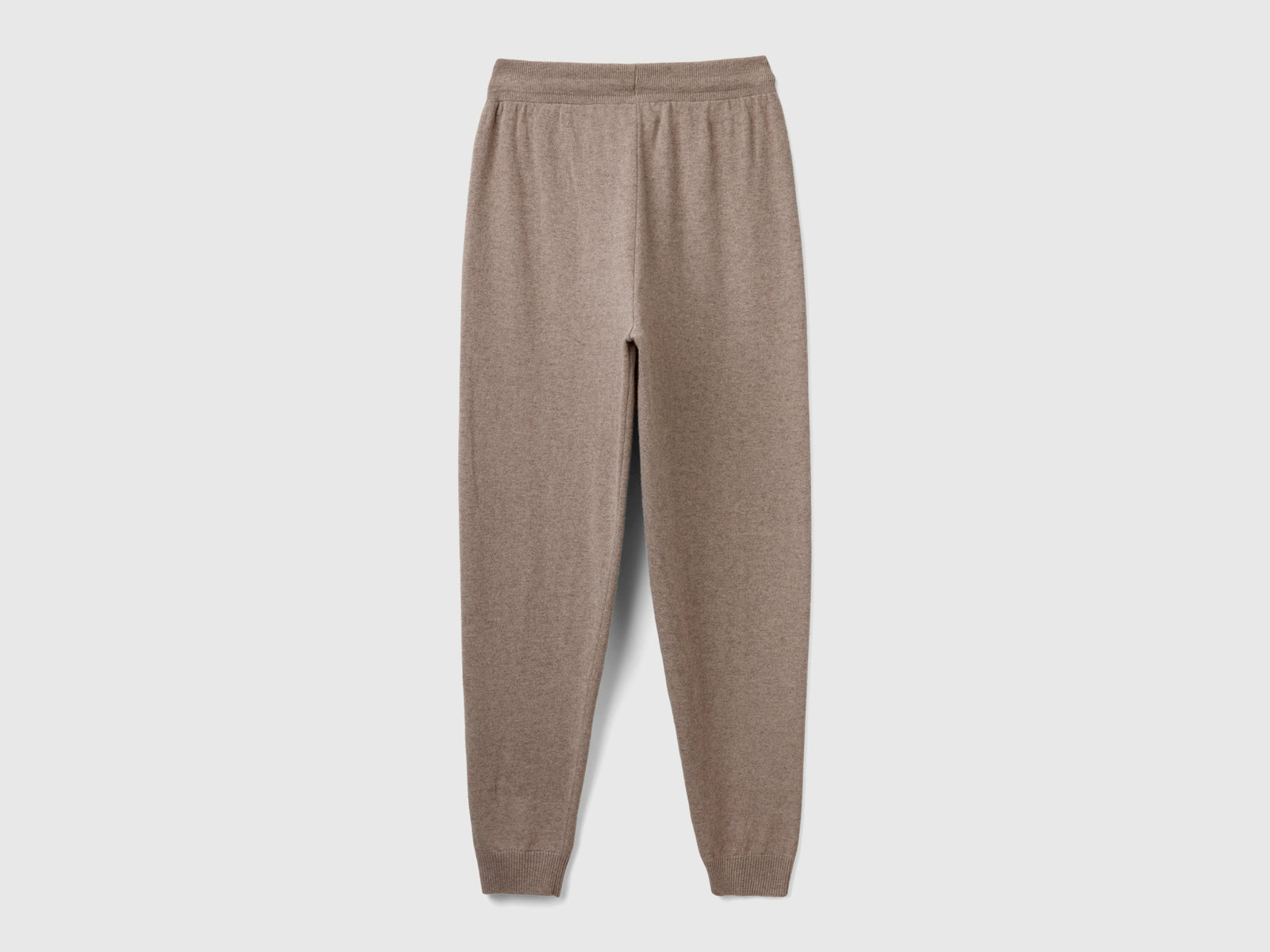 Pantalone sportivo mélange misto cashmere da donna marrone 2 | Benetton Outlet