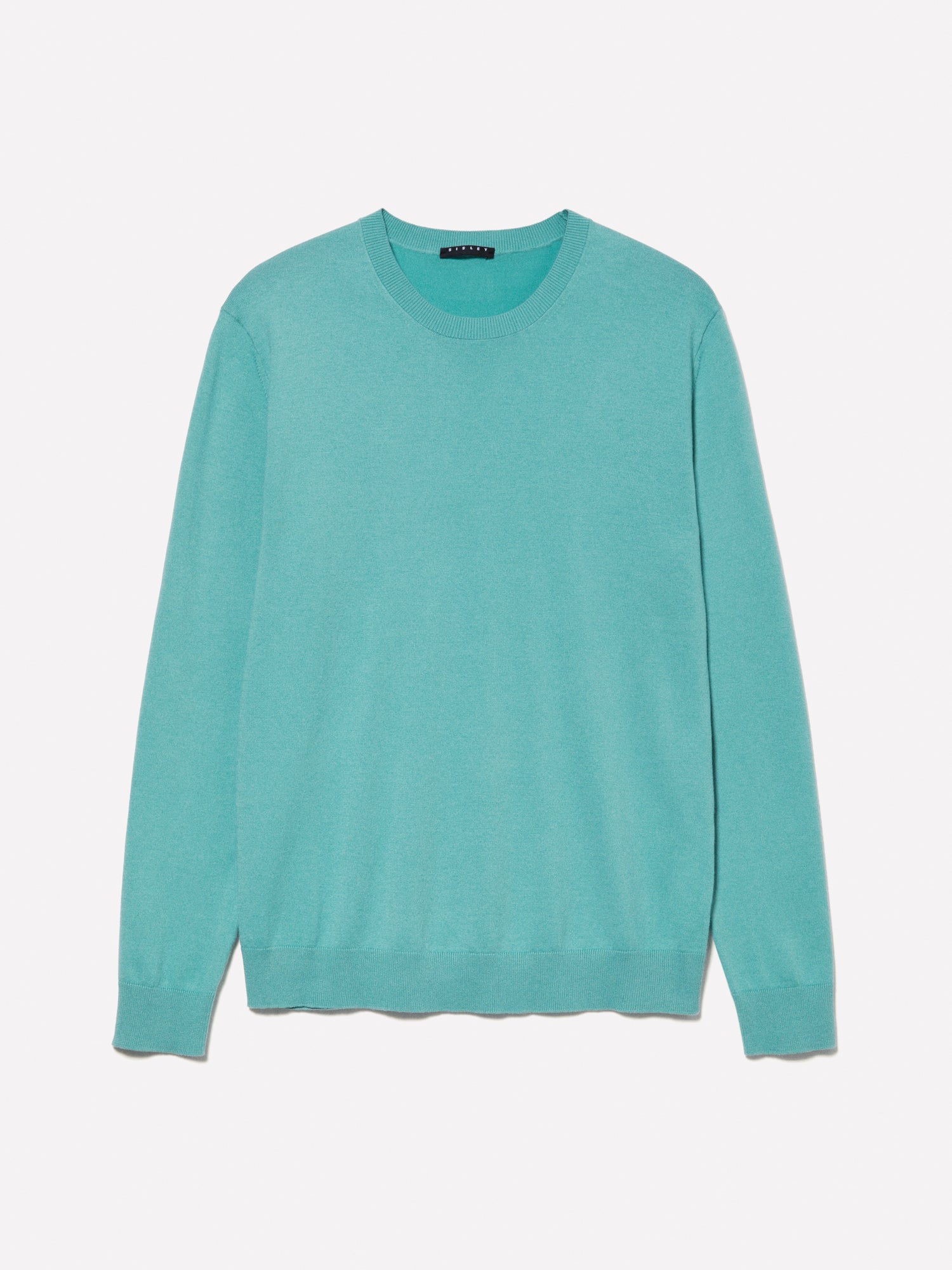Maglia tinta unita da uomo verde chiaro | Sisley Outlet