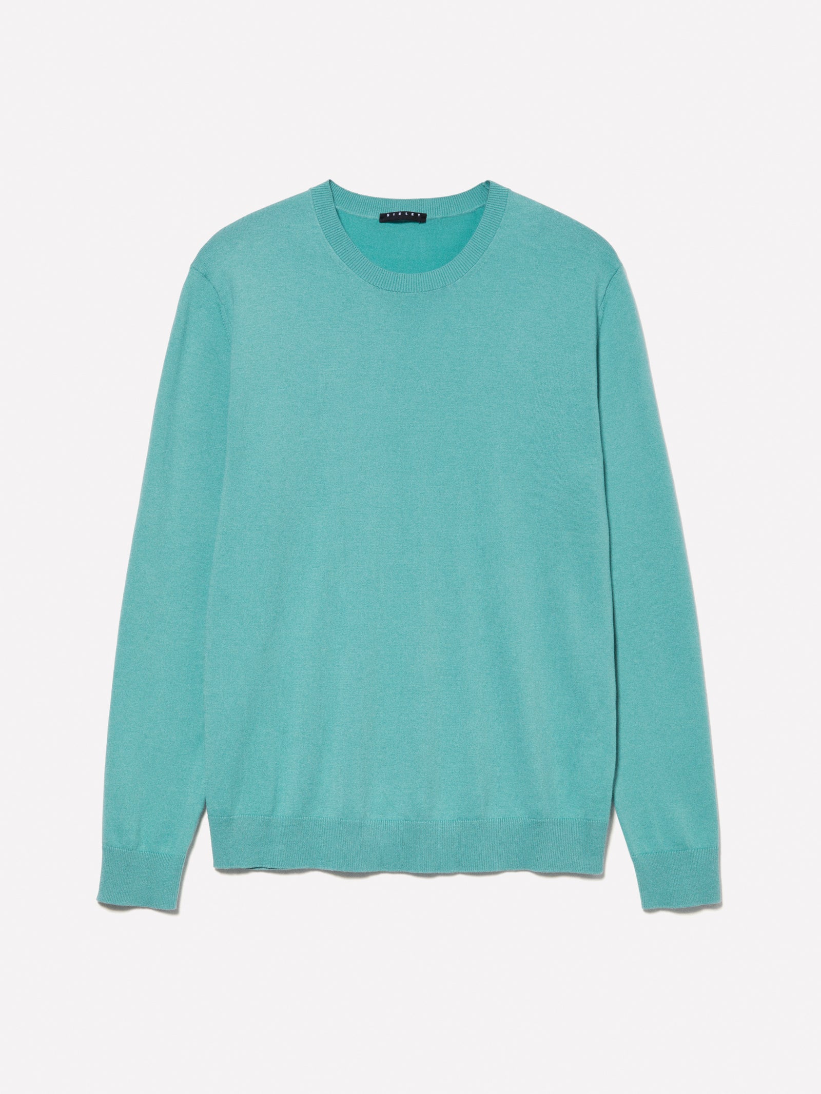 Maglia tinta unita da uomo verde chiaro | Sisley Outlet