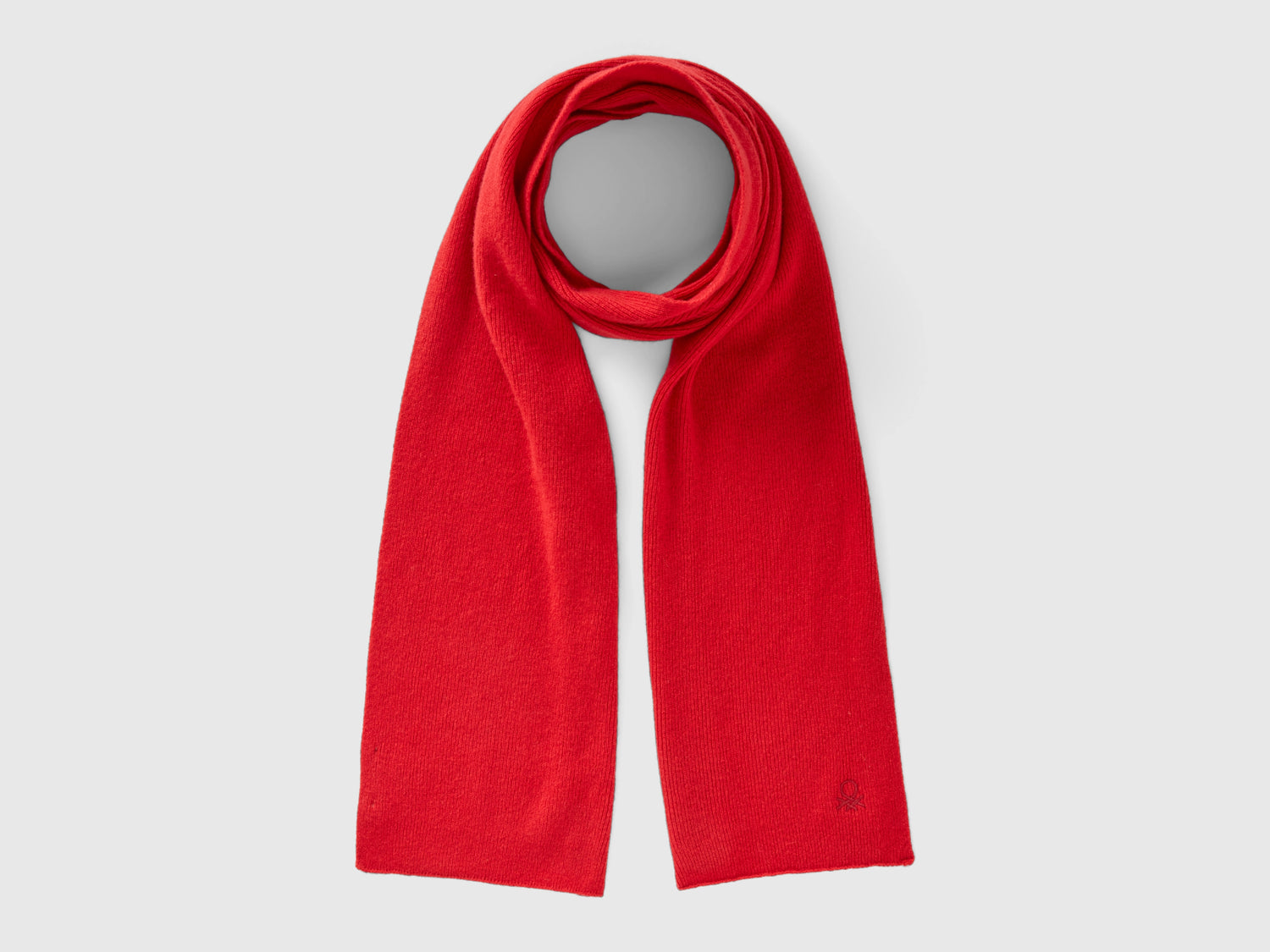 Sciarpa in misto lana da bambino rosso | Benetton Outlet
