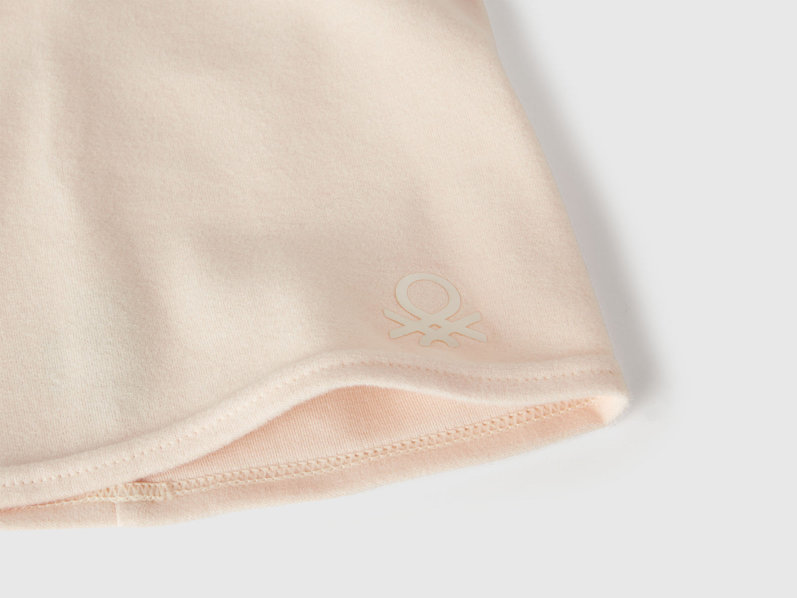 Scaldacollo in cotone stretch da bimbo bianco panna 3 | Benetton Outlet