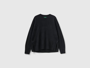 Maglia boxy fit in misto lana