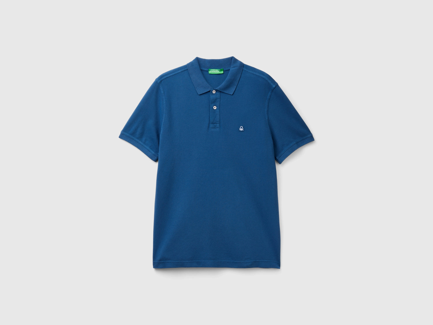 Polo regular fit da uomo avio | Benetton Outlet