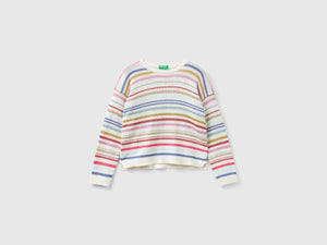 Maglioncino a righe con lurex