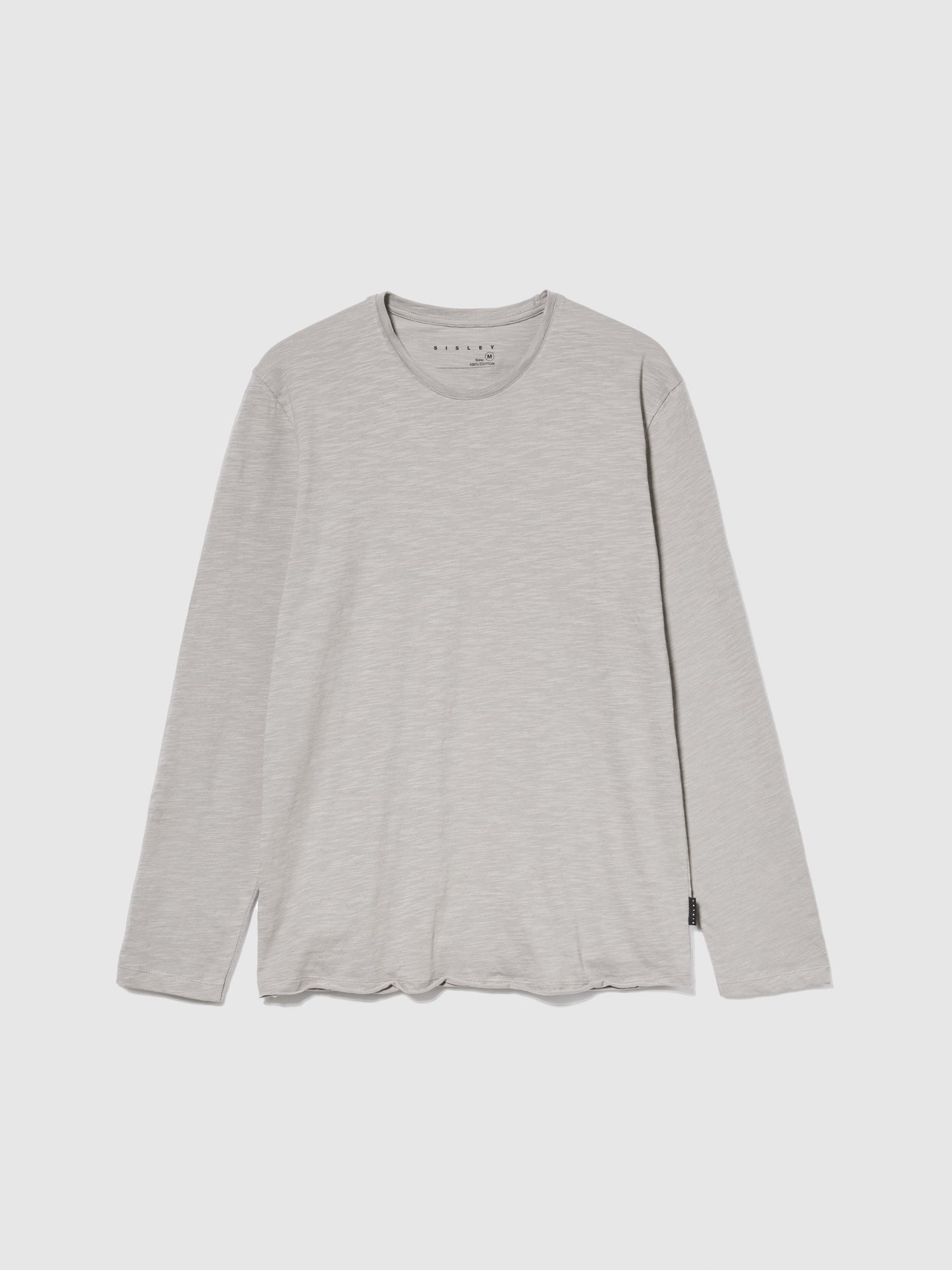 T-shirt a maniche lunghe da uomo grigio | Sisley Outlet