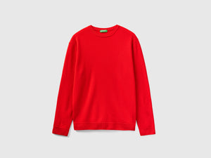 Maglia girocollo in pura lana Merino