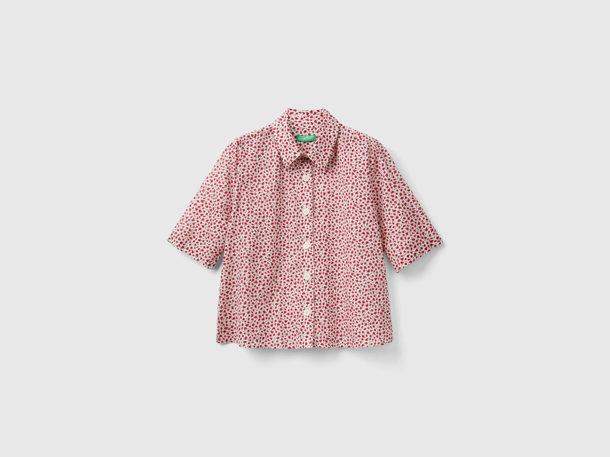 Camicia fantasia a manica corta