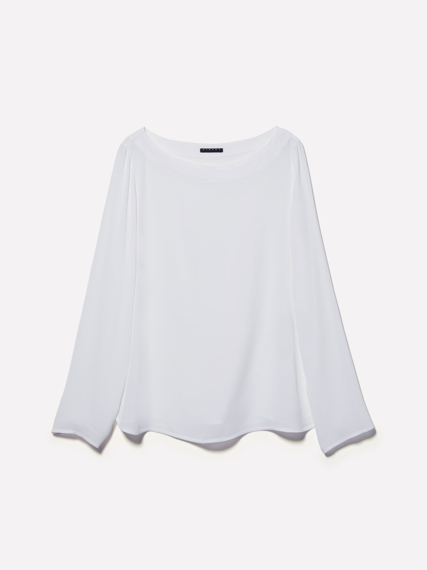 Blusa con scollo a barca da donna bianco | Sisley Outlet