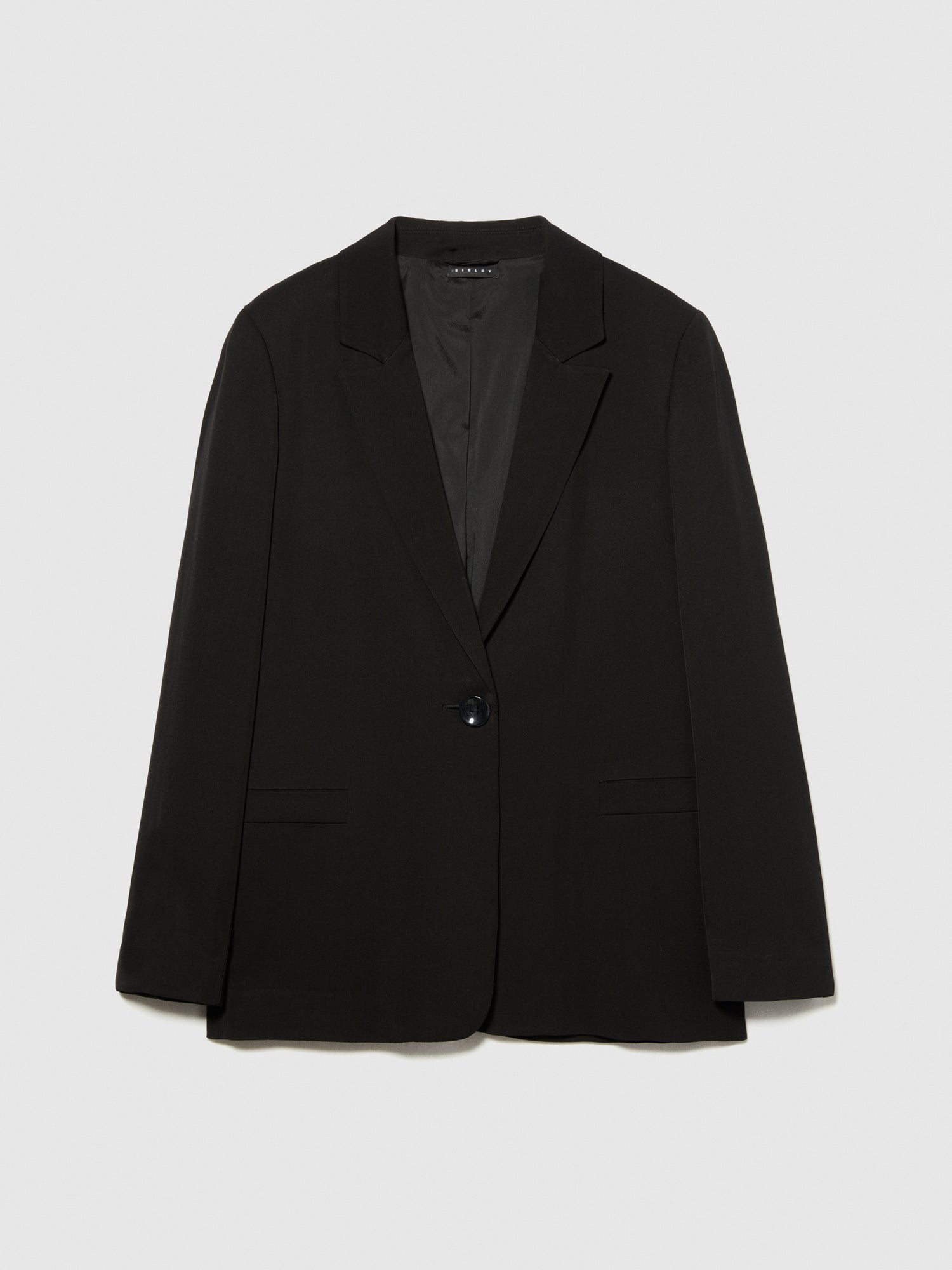 Blazer monopetto da donna nero | Sisley Outlet
