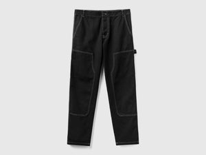 Pantaloni in tela di cotone