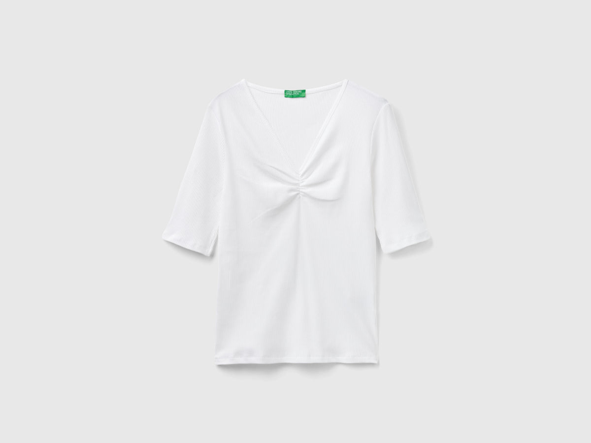 Maglietta scollo a V slim fit