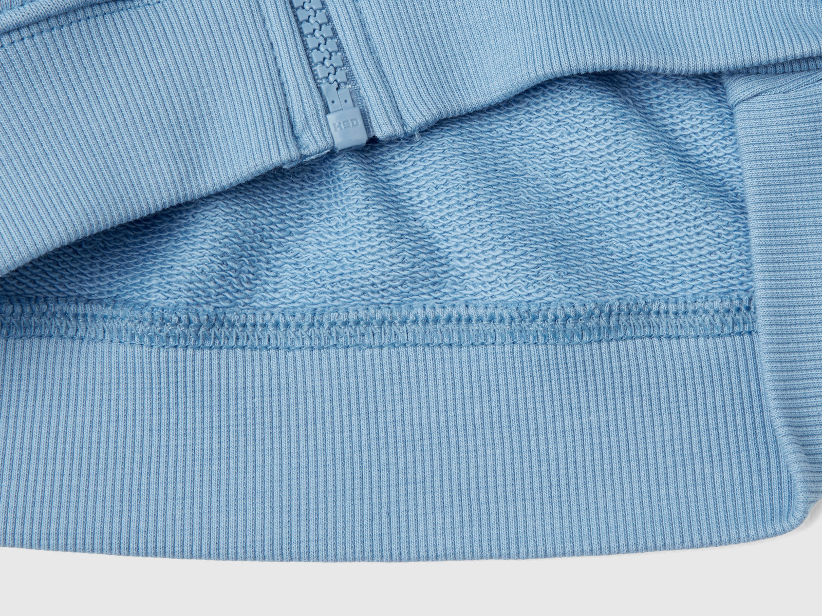 Felpa con logo e cappuccio da bimbo azzurro 3 | Benetton Outlet