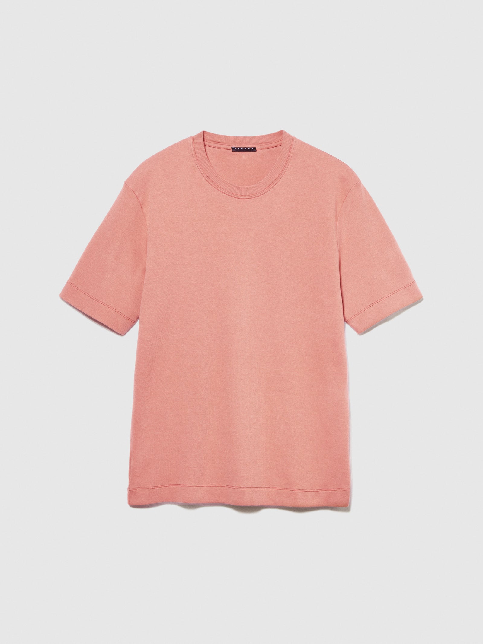 T-shirt tinta unita da uomo salmone | Sisley Outlet
