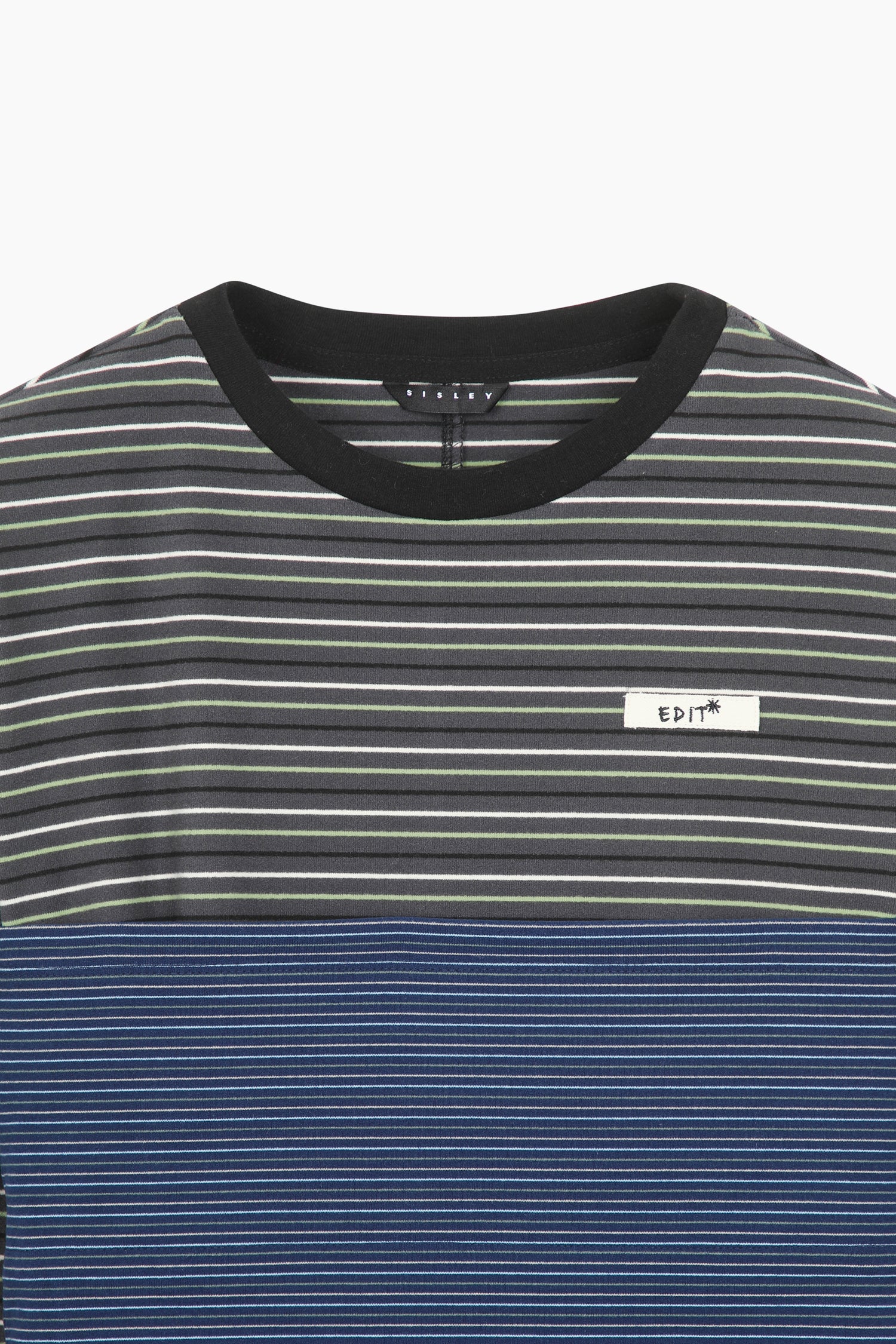 T-shirt con top da donna nero 3 | Sisley Outlet