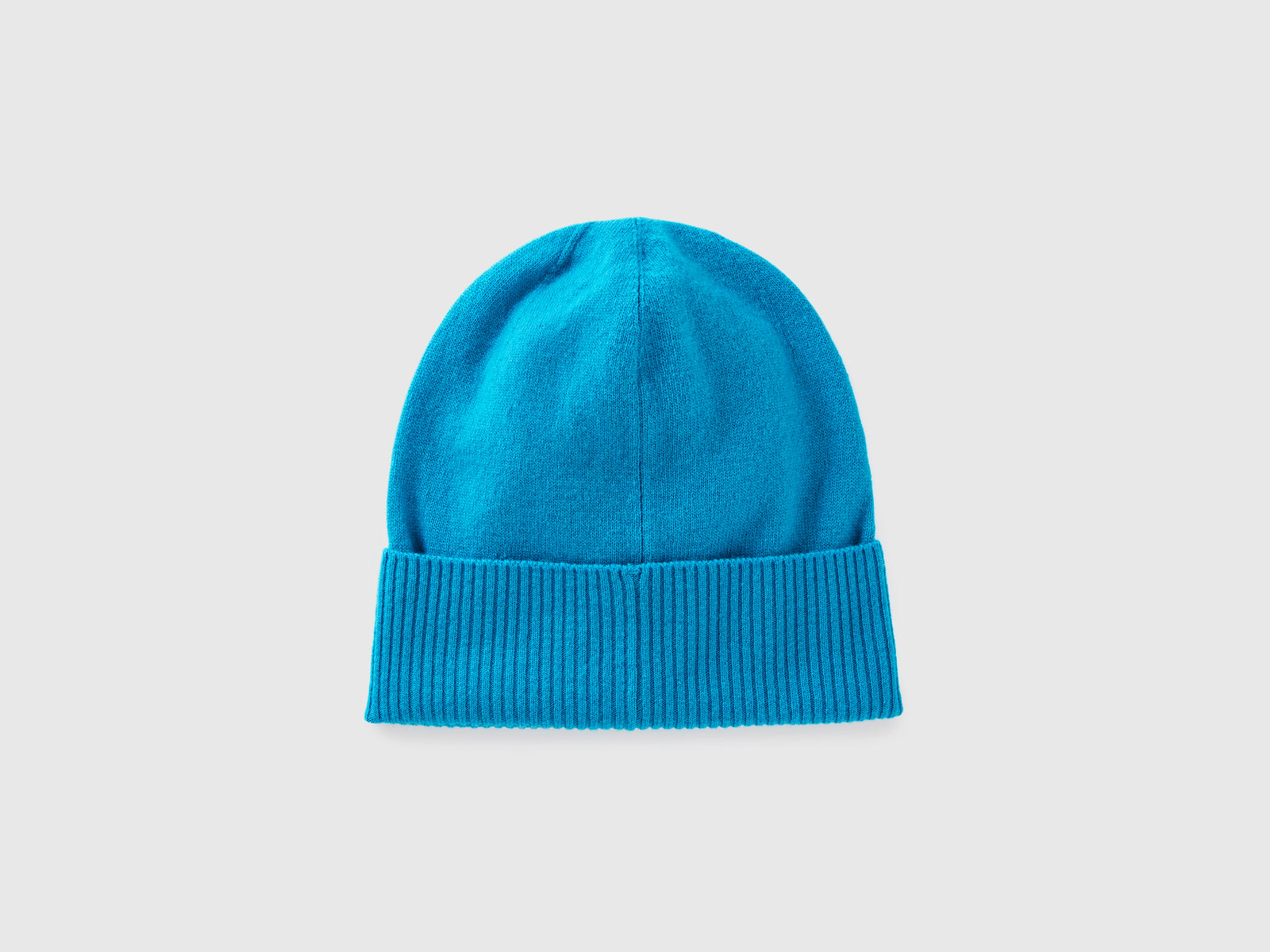 Cappello in pura lana Merino da donna turchese 2 | Benetton Outlet