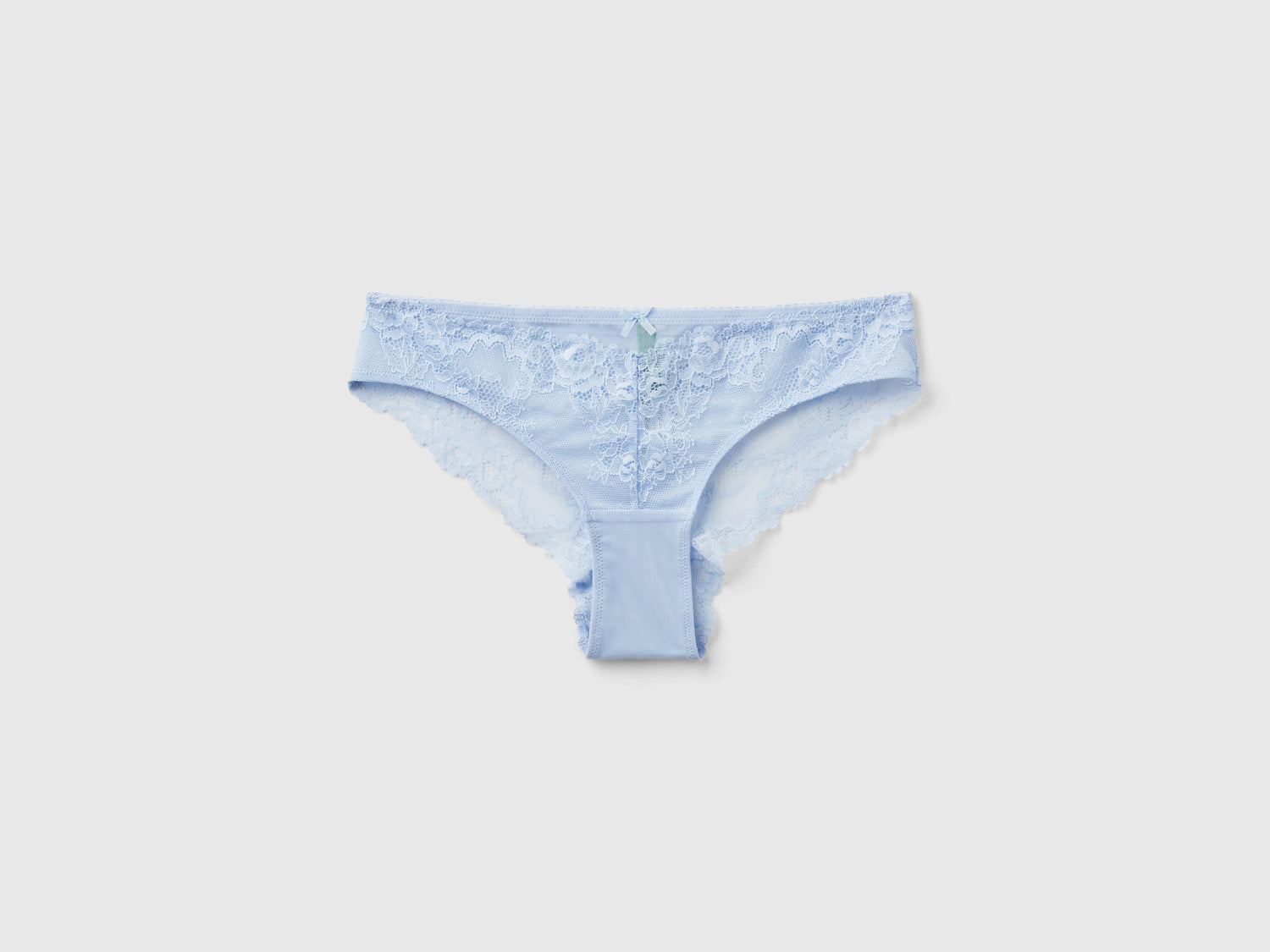 Slip in pizzo e retina da donna lilla | Benetton Outlet